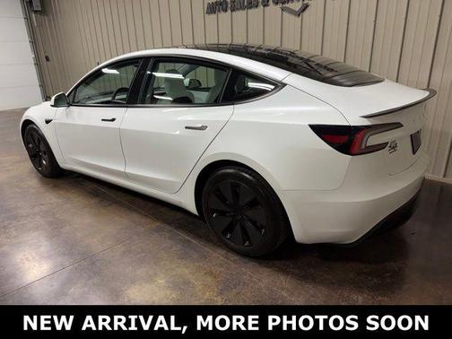 Pearl White Multi-Coat 2025 Tesla Model 3 Long Range