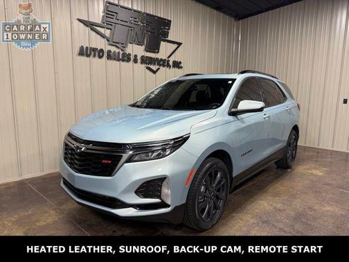 Seaglass Blue Metallic 2022 Chevrolet Equinox AWD RS