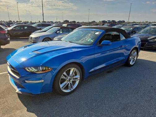 Blue Metallic 2020 Ford Mustang EcoBoost Premium