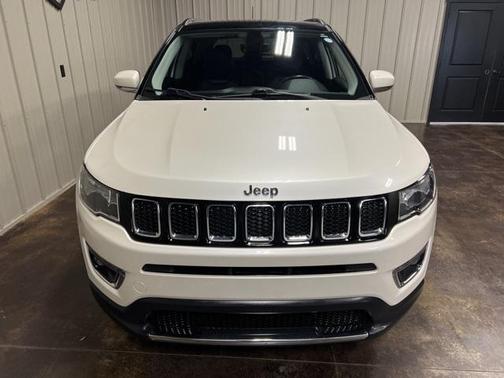 Pearl White Tri-Coat 2018 Jeep Compass Limited