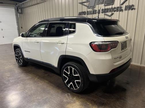 Pearl White Tri-Coat 2018 Jeep Compass Limited