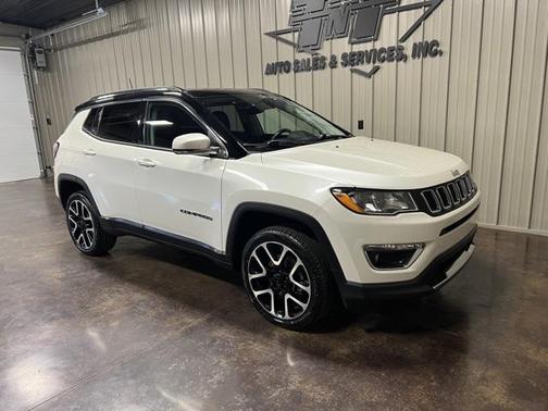 Pearl White Tri-Coat 2018 Jeep Compass Limited