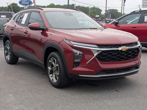 Crimson Metallic 2025 Chevrolet Trax LT