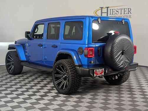 Hydro Blue Pearl 2022 Jeep Wrangler Unlimited Sahara