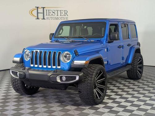 Hydro Blue Pearl 2022 Jeep Wrangler Unlimited Sahara