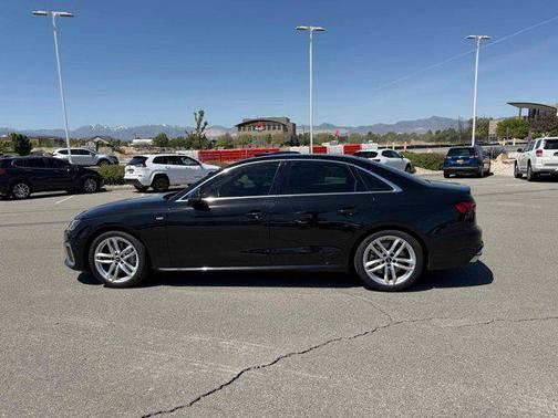 Black Metallic 2023 Audi A4 45 S line Premium Plus