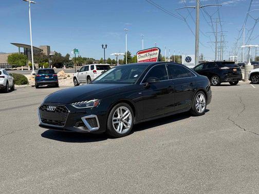 Black Metallic 2023 Audi A4 45 S line Premium Plus