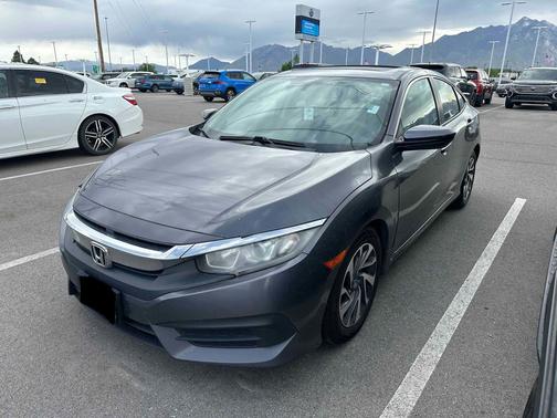 Silver 2017 Honda Civic EX