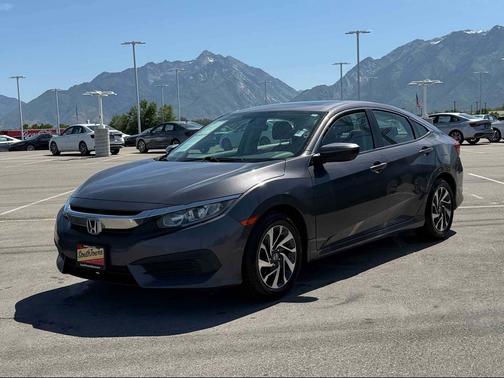 Silver 2017 Honda Civic EX