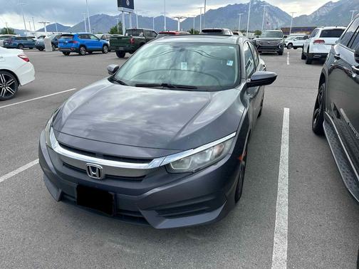 Silver 2017 Honda Civic EX