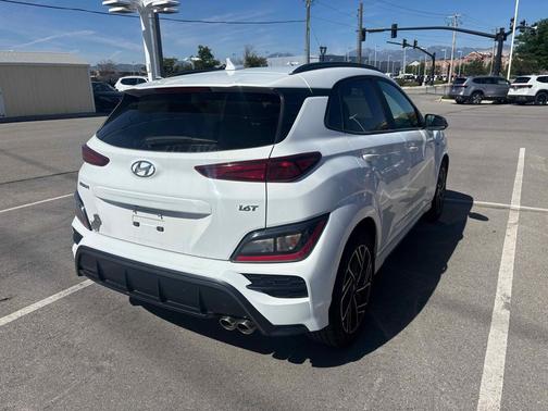 Lunar White 2022 Hyundai KONA N Line