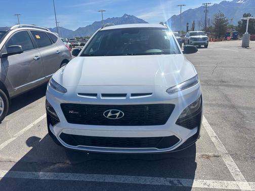 Lunar White 2022 Hyundai KONA N Line