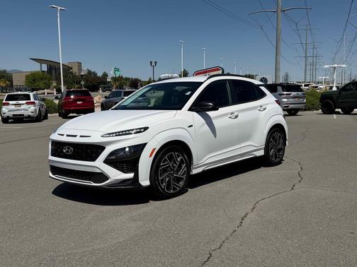 Lunar White 2022 Hyundai KONA N Line