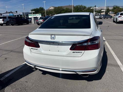 White 2017 Honda Accord Sport