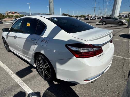 White 2017 Honda Accord Sport