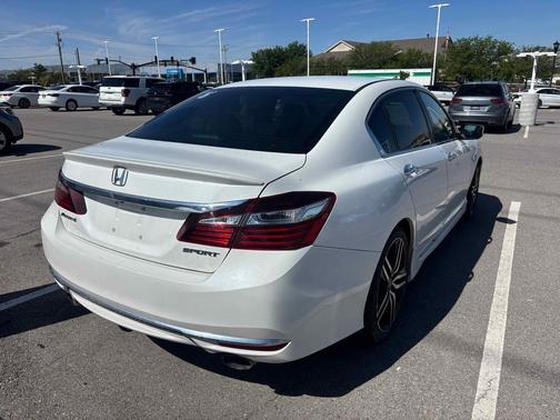 White 2017 Honda Accord Sport