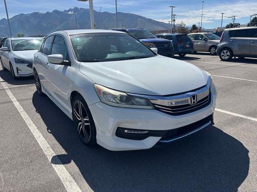 White 2017 Honda Accord Sport