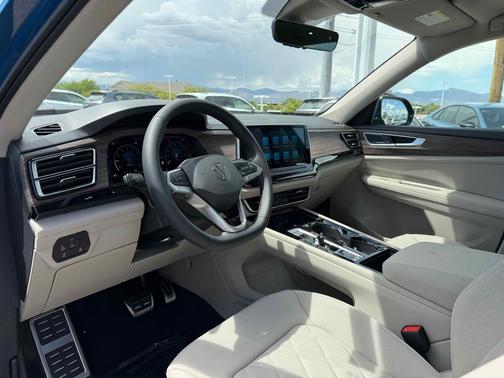 Mountain Lake Blue Metallic 2026 Volkswagen Atlas 2.0T SEL Premium R-Line 4MOTION