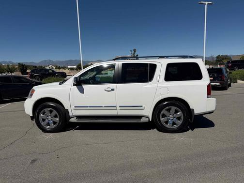 Pearl White 2013 Nissan Armada Platinum