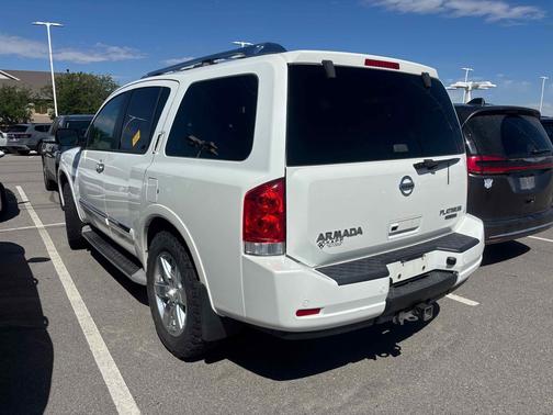 Pearl White 2013 Nissan Armada Platinum
