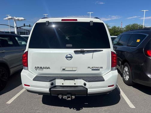 Pearl White 2013 Nissan Armada Platinum