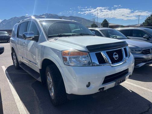 Pearl White 2013 Nissan Armada Platinum