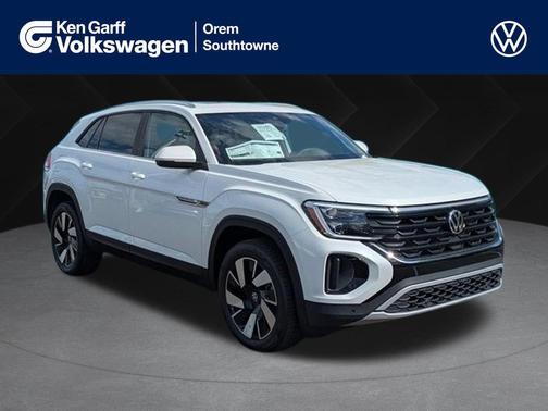 Pearl White 2026 Volkswagen Atlas Cross Sport 2.0T SE w/Technology 4MOTION