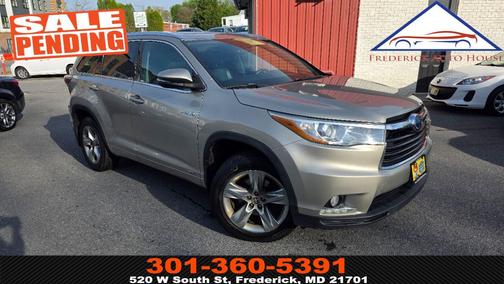 Creme Brulee Mica 2016 Toyota Highlander Hybrid Platinum