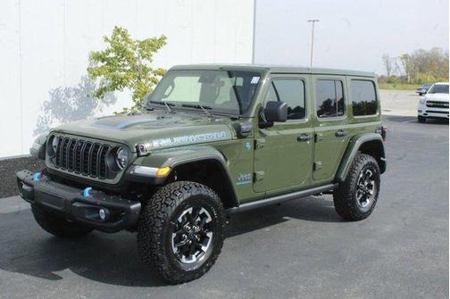 Sarge Green Clearcoat 2024 Jeep Wrangler 4xe Rubicon X