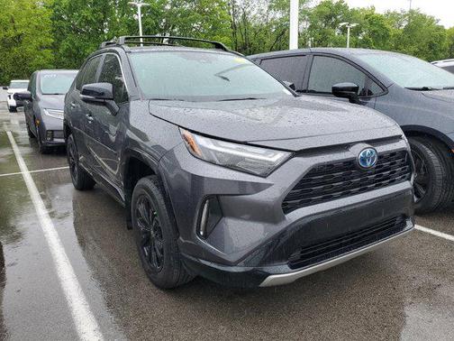 Midnight Black Metallic 2023 Toyota RAV4 Hybrid SE
