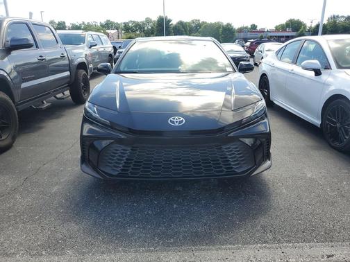Midnight Black Metallic 2025 Toyota Camry SE