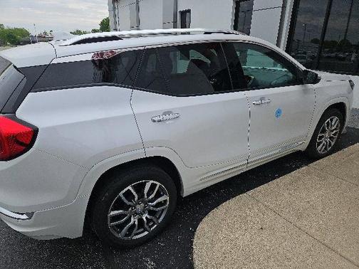 White Frost Tricoat 2023 GMC Terrain Denali