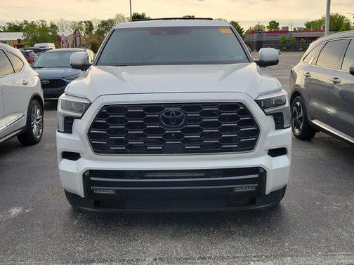 Wind Chill Pearl 2025 Toyota Sequoia Platinum