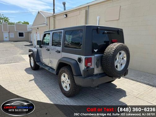 Billet Silver Metallic Clearcoat 2016 Jeep Wrangler Unlimited Sport
