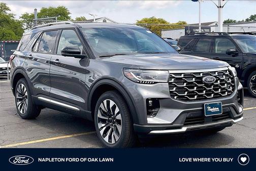 Carbonized Gray Metallic 2026 Ford Explorer Platinum