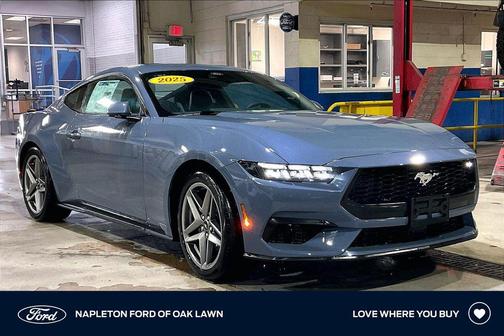 Vapor Blue Metallic 2025 Ford Mustang EcoBoost