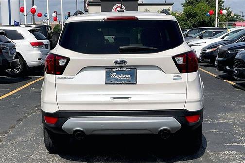 White Platinum Clearcoat Metallic 2019 Ford Escape SEL
