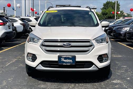 White Platinum Clearcoat Metallic 2019 Ford Escape SEL