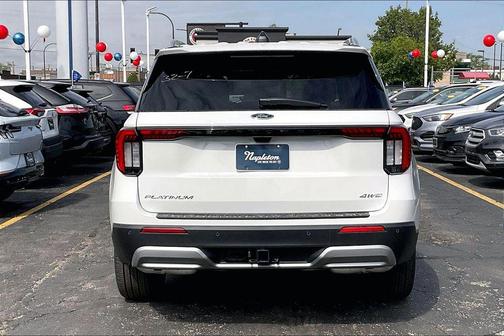 White 2026 Ford Explorer Platinum