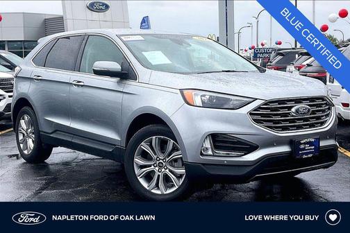 Iconic Silver Metallic 2023 Ford Edge Titanium