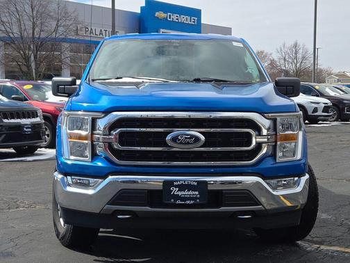 Velocity Blue Metallic 2021 Ford F-150 XLT