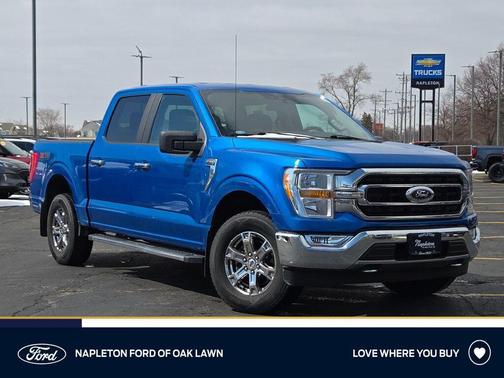 Velocity Blue Metallic 2021 Ford F-150 XLT
