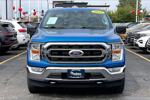 Velocity Blue Metallic 2021 Ford F-150 XLT