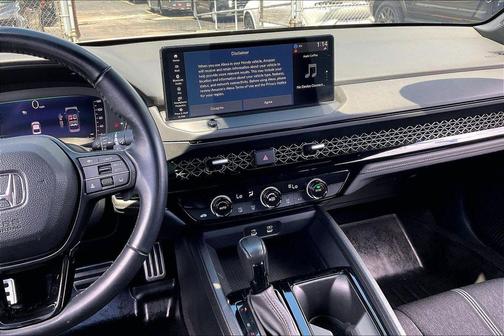 Platinum White 2023 Honda Accord Hybrid Sport