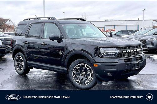 Shadow Black 2025 Ford Bronco Sport Outer Banks SUV