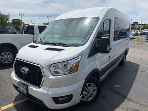 Oxford White 2021 Ford Transit-350 XLT