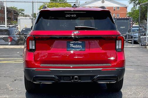 Rapid Red Metallic Tinted Clearcoat 2026 Ford Explorer ST-Line