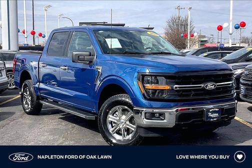 Atlas Blue Metallic 2025 Ford F-150 XLT Truck