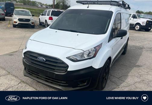 Frozen White 2023 Ford Transit Connect XL Cargo Van