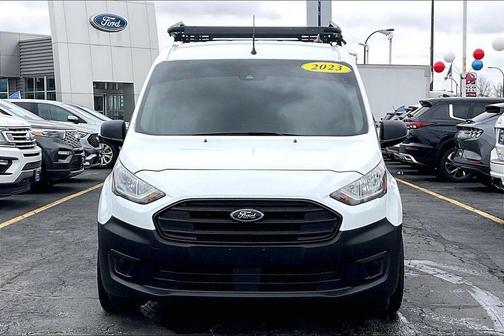 Frozen White 2023 Ford Transit Connect XL Cargo Van